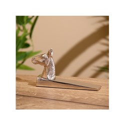 Стоппер дверной «Конь», 15×3.5×9 см, алюминий