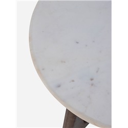 Столик журнальный «Милки», 40.5×40.5×54.5 см, дерево, мрамор