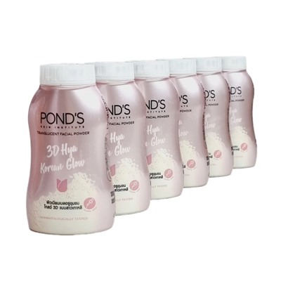 (УПАКОВКА 6 ШТ) Пудра пондс Pond's 3D Hya Korean Glow Translucent Powder 50g