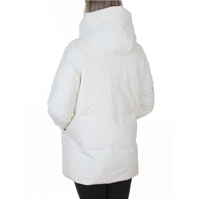 YR-6612 WHITE Куртка зимняя женская (150 гр. холлофайбер)