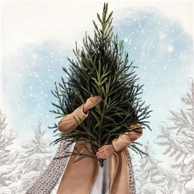 Полотенце кухонное новогоднее «Этель» Волшебного Нового Года 40×73 см, 100% хлопок, саржа 190 г/м²