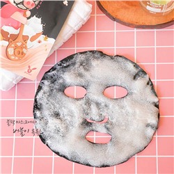 Elizavecca Маска пузырьковая для лица с порошком чёрного угля / Black Solution Bubble Serum Mask Pack, 28 мл