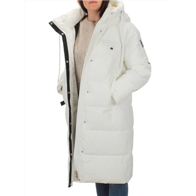 2208 WHITE Пальто зимнее женское Flance Rose (200 гр. холлофайбер)
