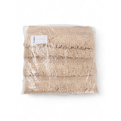 Тесьма декоративная «Бахрома» жгут, 6.5 см, 20 м±0.5, бежевая