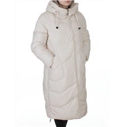 8806 MILK WHITE Пальто зимнее женское (150 гр. холлофайбер)