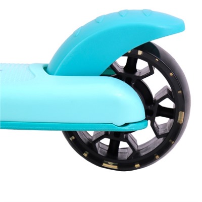 Самокат 3-х колесный COMIRON SUNNY / GT806-11 /уп 10/ бирюзовый мишка
