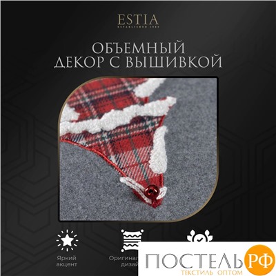 Estia НЭВИКА сер. Декоративная подушка 45х45, 1 пр., 100% полиэстер