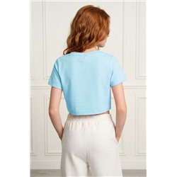 Укороченная футболка для девочки Happyfox