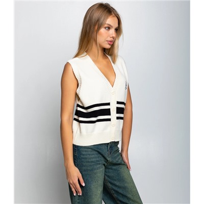 Жилет #КТ866 (3), кремовый