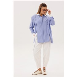 Костюм брючный 5052 голубой