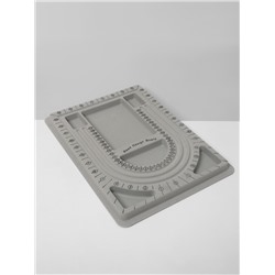 Подставка универсальная для украшений «QF. Трафарет», 24×32.5×1.5 см, серая