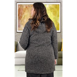 Пальто женское на молнии 251824, размер 50,52,54,56,58,60