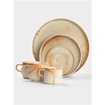 Кружка Magistro Organic brown, 320 мл, фарфор, бежевая