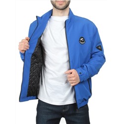 EM25057-1 BLUE Куртка-бомбер мужская демисезонная (100 гр. синтепон)
