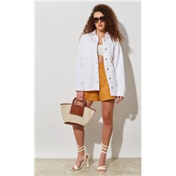 Рубашка женская льняная с длинным рукавом TP12-01-2015 белая