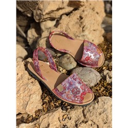 Ab.Zapatos 320-8 Hojas Rojas+Pelle 11/03 granate