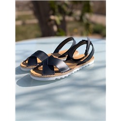 Босоножки от испанского производителья Ab.Zapatos Cruz-Yute marino АКЦИЯ