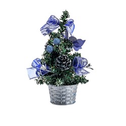 Искусственная ёлка настольная «Зимнее волшебство. Новогодний восторг», 20 см, со снегом, ветки ПВХ отгибаются