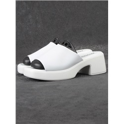 08-PED206-2 WHITE Босоножки женские (натуральная кожа)