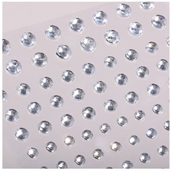 Стразы самоклеящиеся для лица, тела и волос. 165 штук, 4 размера.