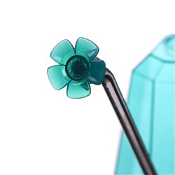 Лейка с длинным носиком, 1.5 л, с рассеивателем, голубая, Greengo