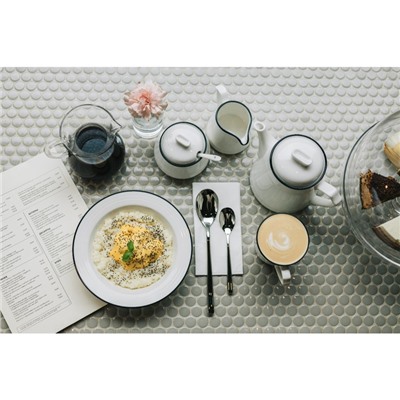 Молочник Magistro «Морской бриз», 250 мл, фарфор, белый