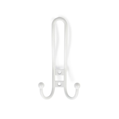 Крючок мебельный ТУНДРА TKT002 LIGHT, трехрожковый, белый