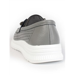 03-ZL-8861 DK. GRAY Полуботинки женские (натуральная кожа)