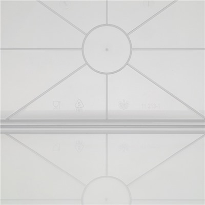 Контейнер для хранения на колёсиках, 10 л, 46.2×16.2×27.2 см, с ручкой, пластик, прозрачный