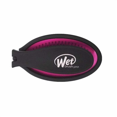 Wet Brush Расчёска массажная складная BWP824PINK Pop Fold Pink, черно-розовый