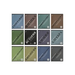 Комплект 12 предметных тетрадей 48 листов, справочная информация, 60 г