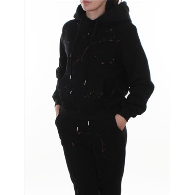 006 BLACK Костюм спортивный зимний женский (95% хлопок, 5% полиэстер)