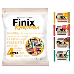 Фруктовые конфеты "Finix Candy" Микс четыре вкуса