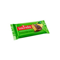 Вафельная конфета Lovesta с ананасовым кремом (коробка 1,5 кг)