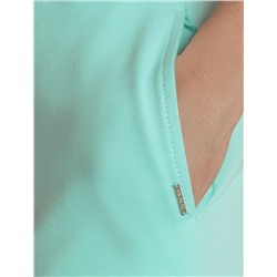 Прямые трикотажные брюки на резинке из футера двухнитки эластичные