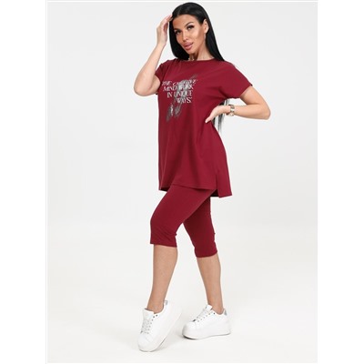 Эпюр - костюм бордовый