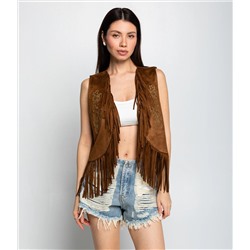 Жилет #КТ9833, коричневый