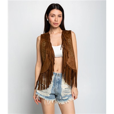 Жилет #КТ9833, коричневый