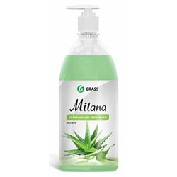 Крем-мыло жидкое увлажняющее "Milana алоэ вера" (флакон 1000 мл)