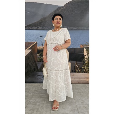 Платье Vittoria Queen 25533 жемчужный