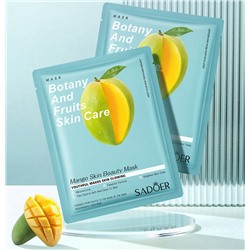 Тканевая маска для лица с экстрактом МАНГО Sadoer