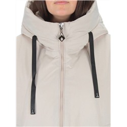 2392 LT. BEIGE Пальто зимнее женское (200 гр. холлофайбер)