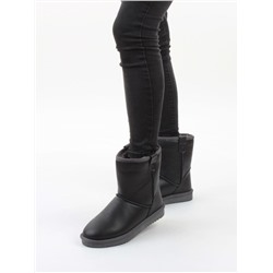 04-PAYH16-1Z BLACK Угги женские (натуральная кожа, 100% шерсть)