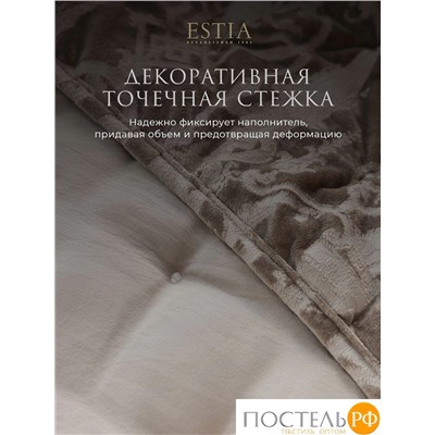 Estia ДИВИНА коричн. Покрывало 240х260, 1 пр., 100% полиэстер