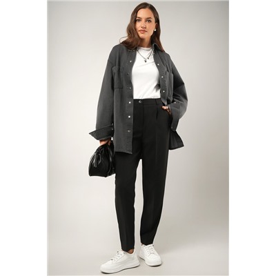 Женские классические брюки Happyfox черные