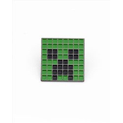 Металлический значок "Minecraft Крипер" 3*3 см