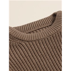 Джемпер вязаный SL Home, рост 74-80 см, кофейный