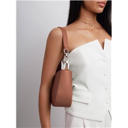 Женская кожаная сумка Richet 3205LN 662 Рыжий