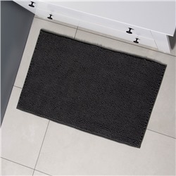 Коврик для дома LaDо́m, букли, плотность 1100 г, 50×80 см, графитовый