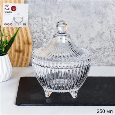 Сахарница 250 мл / TG1034 /уп 48/